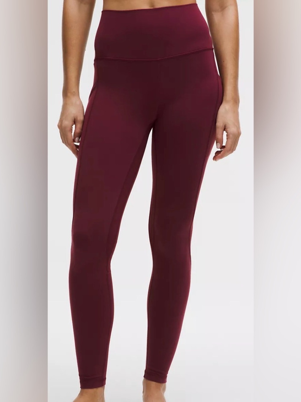 Women’s lululemon Burgundy Leggings - 4